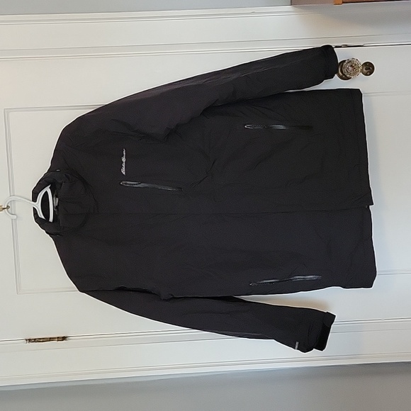 MENS Eddie Bauer Black Coat - Picture 1 of 13
